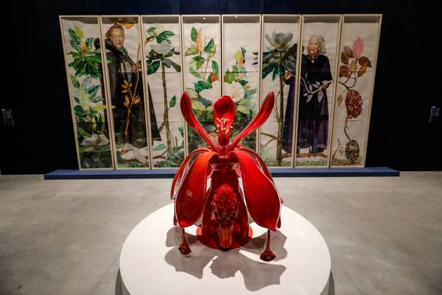 May 5, 2026, Venice, Rome, Italy: May 5, 2026, Venice. 61st International Art Exhibition of the Venice Biennale, titled In Minor Keys and curated by Koyo Kouoh. Biennale Gardens. Central Pavilion. Work by Maria Magdalena Campos-Pons. Venice Italy  - ZUMAa289 20260505_zia_a289_431 Copyright: xMircoxToniolox xAgfx