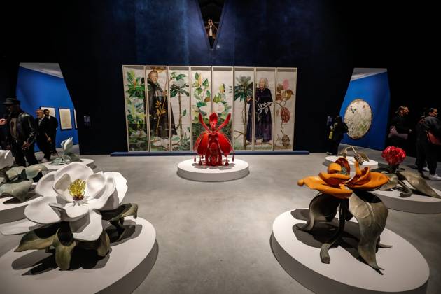 May 5, 2026, Venice, Rome, Italy: May 5, 2026, Venice. 61st International Art Exhibition of the Venice Biennale, titled In Minor Keys and curated by Koyo Kouoh. Biennale Gardens. Central Pavilion. Work by Maria Magdalena Campos-Pons. Venice Italy  - ZUMAa289 20260505_zia_a289_432 Copyright: xMircoxToniolox xAgfx