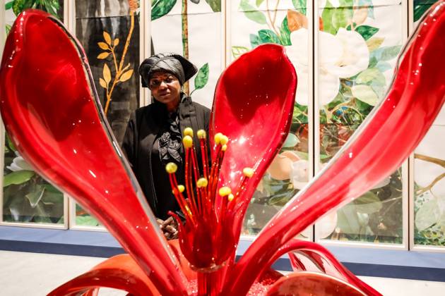 May 5, 2026, Venice, Rome, Italy: May 5, 2026, Venice. 61st International Art Exhibition of the Venice Biennale, titled In Minor Keys and curated by Koyo Kouoh. Biennale Gardens. Central Pavilion. Artist Maria Magdalena Campos-Pons Venice Italy  - ZUMAa289 20260505_zia_a289_433 Copyright: xMircoxToniolox xAgfx