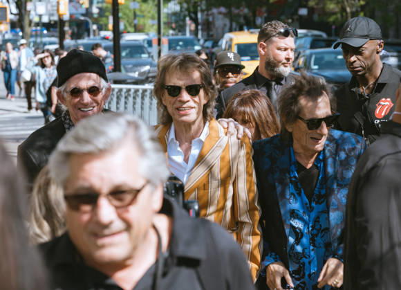 May 5, 2026, Brooklyn, Ny, United States: Keith Richards, Mick Jagger and Ronnie Wood of The Rolling Stone invite friends, journalists and fellow artists for a preview of their forthcoming 25th album, Foreign Tongues. Held at Weylin in Brooklyn, New York. Dinara Khairova Zuma Press May 5, 2025. Brooklyn United States  - ZUMAp281 20260505_zea_p281_001 Copyright: xPhotoxImagexPressx