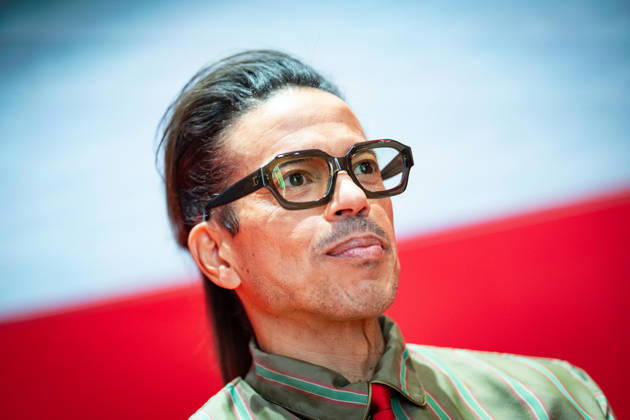 Jorge Gonzalez, Moderator, Choreograf und Model, auf der BILD-Stage;OMR26 Festival in Hamburg, Hamburg Hamburg Deutschland Messe