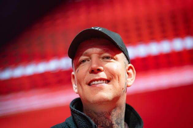 MontanaBlack, bürgerlich Marcel Thomas Andreas Eris, Influencer und Streamer, auf der BILD-Stage;OMR26 Festival in Hamburg, Hamburg Hamburg Deutschland Messe