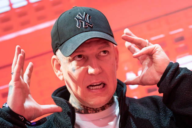 MontanaBlack, bürgerlich Marcel Thomas Andreas Eris, Influencer und Streamer, auf der BILD-Stage;OMR26 Festival in Hamburg, Hamburg Hamburg Deutschland Messe