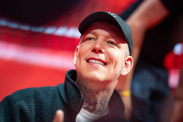 MontanaBlack, bürgerlich Marcel Thomas Andreas Eris, Influencer und Streamer, auf der BILD-Stage;OMR26 Festival in Hamburg, Hamburg Hamburg Deutschland Messe