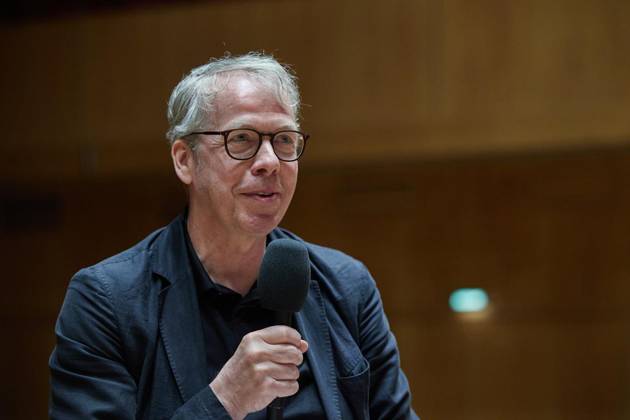 Jahres-PK Rundfunk Sinfonieorchester Berlin (RSB) ** NUR FÜR REDAKTIONELLE ZWECKE ** EDITORIAL USE ONLY **<p>Johannes Ehmann, Leiter Kommunikation, stellt im Rahmen eines Pressegesprächs das Programm der Konzertsaison 2026 2027 im Großen Sendesaal im Haus des Rundfunks vor. Deutschland Berlin Berlin Copyright: JoergxCarstensen