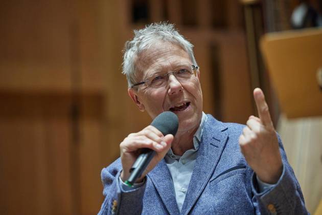Jahres-PK Rundfunk Sinfonieorchester Berlin (RSB) ** NUR FÜR REDAKTIONELLE ZWECKE ** EDITORIAL USE ONLY **<p>Steffen Georgi, Dramaturg, stellt im Rahmen eines Pressegesprächs das Programm der Konzertsaison 2026 2027 im Großen Sendesaal im Haus des Rundfunks vor. Deutschland Berlin Berlin Copyright: JoergxCarstensen