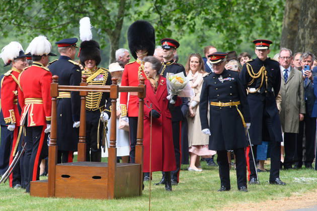 41 Gun Royal Salute for Third Anniversary of King Charles III s Coronation at Hyde Park, London, UK - Wednesday 6 May 2026 Princess Anne - The Princess Royal inspects The King s Troop, Royal Horse Artillery after performing a 41 gun Royal Salute to mark the Third Anniversary of the Coronation of King Charles III on the 6th May - Hyde Park, London, England, UK on Wednesday 6 May, 2026. Credit Justin, Credit:Justin Ng Avalon UK, England, London, Hyde Park Copyright: xJustinxNgx xAvalonx 1096902402