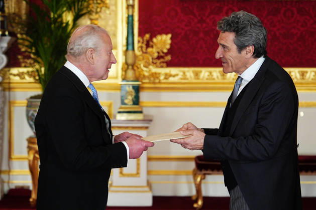 Audience at St James Palace Fabio Cassese, Ambassador from Italy, presents his credentials during an audience with King Charles III (left) at St James s Palace, London. Picture date: Wednesday May 6, 2026., Credit:Aaron Chown Avalon UK  Copyright: xAaronxChownx xAvalonx 1096899874