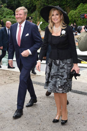 Dutch Royals Visit the 2026 Venice Art Biennale - Venice Willem-Alexander of the Netherlands and Máxima of the Netherlands visit the Dutch Pavilion in Venice, Italy on May 6, 2026. Photo by Francesca Vieceli IPA ABACAPRESS.COM Venice VE Italy  Copyright: xIPA ABACAx