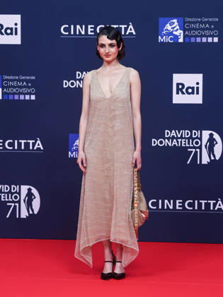 Rome, 71st David di Donatello Awards 2026 - Red Carpet. Pictured: Tecla Insolia  Copyright: xMarcoxProvvisionatox xipa-agency.netx xDxAvanzo Landi Provvisionatox IPA_Agency_IPA74474650