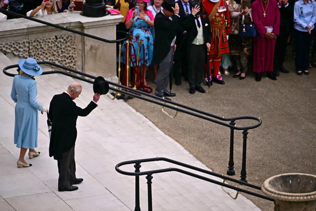 Royal Garden Party at Buckingham Palace Britain s King Charles III and Britain s Queen Camilla attend a Royal Garden Party at Buckingham Palace, in London, on May 6, 2026., Credit:BEN STANSALL Avalon United Kingdom, London  Copyright: xBENxSTANSALLx xAvalonx 1096939543