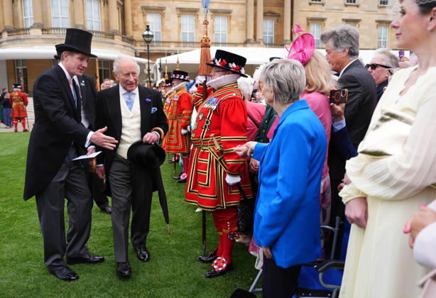 . 06 05 2026. London, United Kingdom. King Charles III and Queen Camilla at a Buckingham Palace Garden Party in London.  xPoolx xi-Imagesx IIM-26751-0006