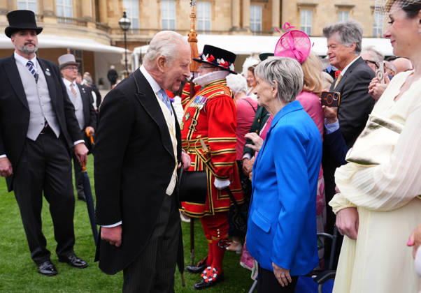 . 06 05 2026. London, United Kingdom. King Charles III and Queen Camilla at a Buckingham Palace Garden Party in London.  xPoolx xi-Imagesx IIM-26751-0008