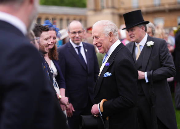 . 06 05 2026. London, United Kingdom. King Charles III and Queen Camilla at a Buckingham Palace Garden Party in London.  xPoolx xi-Imagesx IIM-26751-0011