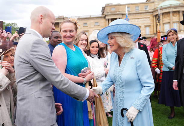 . 06 05 2026. London, United Kingdom. King Charles III and Queen Camilla at a Buckingham Palace Garden Party in London.  xPoolx xi-Imagesx IIM-26751-0016