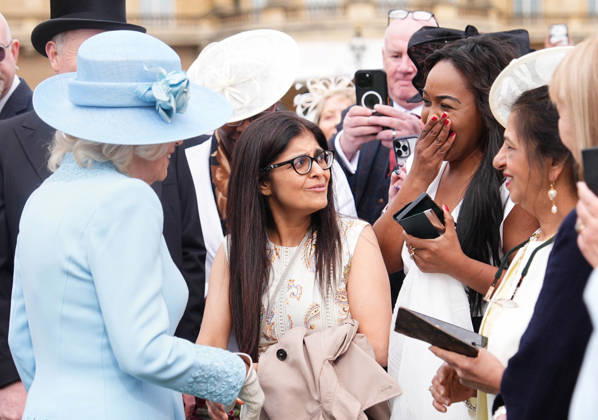 . 06 05 2026. London, United Kingdom. King Charles III and Queen Camilla at a Buckingham Palace Garden Party in London.  xPoolx xi-Imagesx IIM-26751-0020