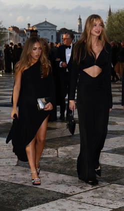 Gala dinner at the Pinault family s Giorgio Cini Foundation. Pictured: Mathilde Pinault (right) and Valentina Paloma Pinault (left).  Copyright: xMatteoxChinellatox xipa-agency.netx xipa-agency.netx xMatteoxChinellatox IPA_Agency_IPA74478054