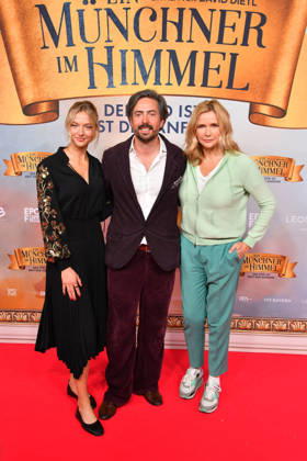 Lilly Krug, David Dietl und Veronica Ferres bei der Ein Muechner im Himmel - Der Tod ist erst der Anfang Kino Premiere am 6.05.2026 in Muenchen Ein Muenchner im Himmel Filmpremiere in Muenchen
