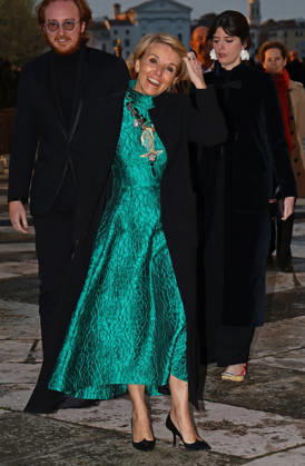 Gala dinner at the Pinault family s Giorgio Cini Foundation. Pictured: Patrizia Sandretto Re Rebaudengo  Copyright: xMatteoxChinellatox xipa-agency.netx xipa-agency.netx xMatteoxChinellatox IPA_Agency_IPA74478552