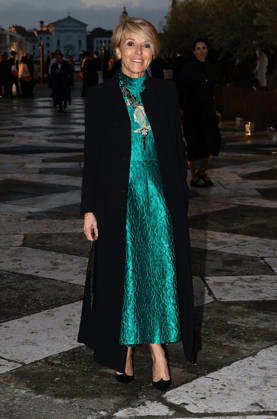 Gala dinner at the Pinault family s Giorgio Cini Foundation. Pictured: Patrizia Sandretto Re Rebaudengo  Copyright: xMatteoxChinellatox xipa-agency.netx xipa-agency.netx xMatteoxChinellatox IPA_Agency_IPA74478553