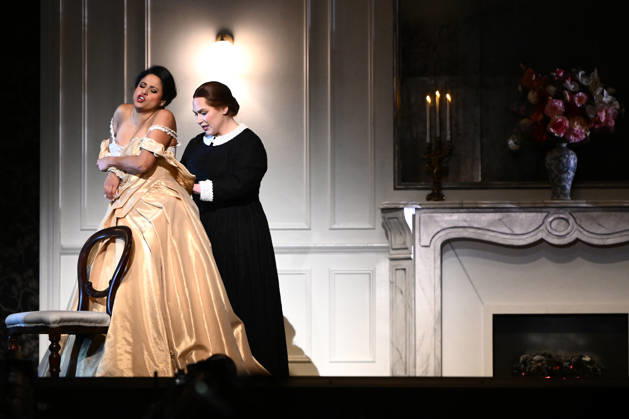 LA TRAVIATA FINAL DRESS REHEARSAL, Australian soprano Stacey Alleaume performs during the final dress rehearsal of La Traviata at Regent Theatre in Melbourne, Thursday, May 7, 2026. ( NO ARCHIVING Melbourne Victoria Australia  Copyright: xJoelxCarrettx 20260507153709774760