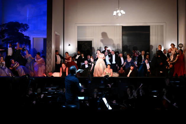 LA TRAVIATA FINAL DRESS REHEARSAL, Cast performs during the final dress rehearsal of La Traviata at Regent Theatre in Melbourne, Thursday, May 7, 2026. ( NO ARCHIVING Melbourne Victoria Australia  Copyright: xJoelxCarrettx 20260507177786474788