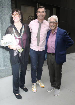 NEW YORK, NY - MAY 6: Linda O Connell, Jerry O Connell and Michael O Connell at Live with Kelly & Mark on May 06, 2026 in New York City. Copyright: xRWx