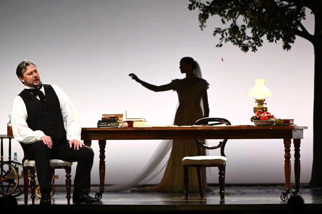 LA TRAVIATA FINAL DRESS REHEARSAL, Ukrainian baritone Andrii Kymach performs during the final dress rehearsal of La Traviata at Regent Theatre in Melbourne, Thursday, May 7, 2026. ( NO ARCHIVING Melbourne Victoria Australia  Copyright: xJoelxCarrettx 20260507196211830570