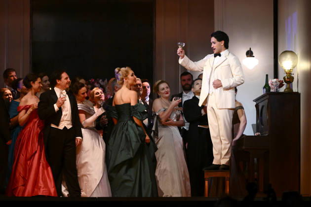 LA TRAVIATA FINAL DRESS REHEARSAL, Tongan tenor Filipe Manu performs during the final dress rehearsal of La Traviata at Regent Theatre in Melbourne, Thursday, May 7, 2026. ( NO ARCHIVING Melbourne Victoria Australia  Copyright: xJoelxCarrettx 20260507132822800416
