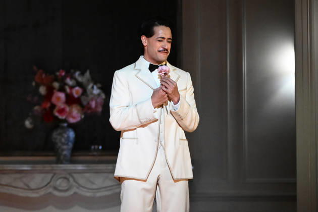 LA TRAVIATA FINAL DRESS REHEARSAL, Tongan tenor Filipe Manu performs during the final dress rehearsal of La Traviata at Regent Theatre in Melbourne, Thursday, May 7, 2026. ( NO ARCHIVING Melbourne Victoria Australia  Copyright: xJoelxCarrettx 20260507126872961243