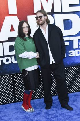 Billie Eilish, Finneas at arrivals for BILLIE EILISH - HIT ME HARD AND SOFT: THE TOUR (LIVE IN 3D) Premiere, Westwood Village Theatre, Los Angeles, CA, May 06, 2026. Photo By: Elizabeth Goodenough Everett Collection BILLIE EILISH - HIT ME HARD AND SOFT: THE TOUR (LIVE IN 3D) Premiere PUBLICATIONXNOTxINxCANxCHNxFRAxITAxJPNxNORxPOLxRUSxESPxUKxUSA
