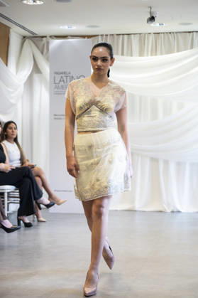 Summer Fashion Week Latam 2026 in Madrid, Spain - 6 MAY 2026. A model walks the runway at the Paulina Luna fashion show during the Summer Fashion Week Latam 2026 at the Pons Foundation. Madrid Spain Copyright: xAtilanoxGarciax xSOPAxImagesx photos17723