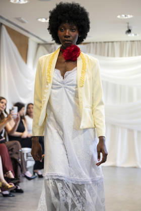 Summer Fashion Week Latam 2026 in Madrid, Spain - 6 MAY 2026. A model walks the runway at the Paulina Luna fashion show during the Summer Fashion Week Latam 2026 at the Pons Foundation . Madrid Spain Copyright: xAtilanoxGarciax xSOPAxImagesx photos17726