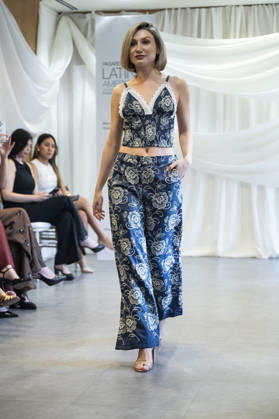 Summer Fashion Week Latam 2026 in Madrid, Spain - 6 MAY 2026. A model walks the runway at the Paulina Luna fashion show during the Summer Fashion Week Latam 2026 at the Pons Foundation . Madrid Spain Copyright: xAtilanoxGarciax xSOPAxImagesx photos17734