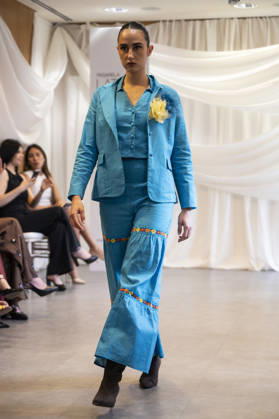 Summer Fashion Week Latam 2026 in Madrid, Spain - 6 MAY 2026. A model walks the runway at the Paulina Luna fashion show during the Summer Fashion Week Latam 2026 at the Pons Foundation . Madrid Spain Copyright: xAtilanoxGarciax xSOPAxImagesx photos17736