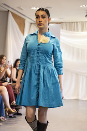 Summer Fashion Week Latam 2026 in Madrid, Spain - 6 MAY 2026. A model walks the runway at the Paulina Luna fashion show during the Summer Fashion Week Latam 2026 at the Pons Foundation . Madrid Spain Copyright: xAtilanoxGarciax xSOPAxImagesx photos17739