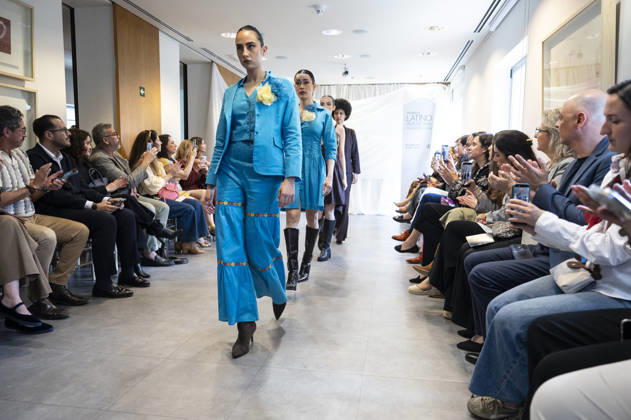 Summer Fashion Week Latam 2026 in Madrid, Spain - 6 MAY 2026. A model walks the runway at the Paulina Luna fashion show during the Summer Fashion Week Latam 2026 at the Pons Foundation . Madrid Spain Copyright: xAtilanoxGarciax xSOPAxImagesx photos17750