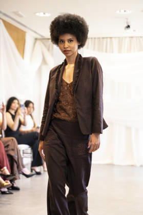 Summer Fashion Week Latam 2026 in Madrid, Spain - 6 MAY 2026. A model walks the runway at the Paulina Luna fashion show during the Summer Fashion Week Latam 2026 at the Pons Foundation . Madrid Spain Copyright: xAtilanoxGarciax xSOPAxImagesx photos17743