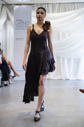 Summer Fashion Week Latam 2026 in Madrid, Spain - 6 MAY 2026. A model walks the runway at the Paulina Luna fashion show during the Summer Fashion Week Latam 2026 at the Pons Foundation . Madrid Spain Copyright: xAtilanoxGarciax xSOPAxImagesx photos17744