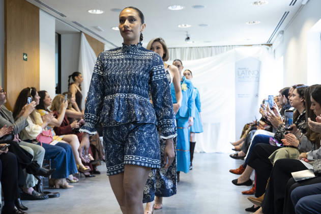 Summer Fashion Week Latam 2026 in Madrid, Spain - 6 MAY 2026. A model walks the runway at the Paulina Luna fashion show during the Summer Fashion Week Latam 2026 at the Pons Foundation . Madrid Spain Copyright: xAtilanoxGarciax xSOPAxImagesx photos17749