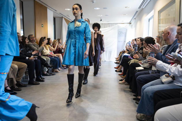 Summer Fashion Week Latam 2026 in Madrid, Spain - 6 MAY 2026. A model walks the runway at the Paulina Luna fashion show during the Summer Fashion Week Latam 2026 at the Pons Foundation . Madrid Spain Copyright: xAtilanoxGarciax xSOPAxImagesx photos17751