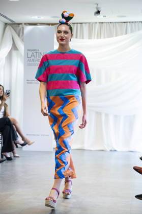 Summer Fashion Week Latam 2026 in Madrid, Spain - 6 MAY 2026. A model walks the runway at the Agatha Ruiz de la Prada fashion show during the Summer Fashion Week Latam 2026 at the Pons Foundation. Madrid Spain Copyright: xAtilanoxGarciax xSOPAxImagesx photos17754