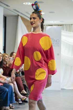 Summer Fashion Week Latam 2026 in Madrid, Spain - 6 MAY 2026. A model walks the runway at the Agatha Ruiz de la Prada fashion show during the Summer Fashion Week Latam 2026 at the Pons Foundation. Madrid Spain Copyright: xAtilanoxGarciax xSOPAxImagesx photos17757