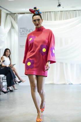 Summer Fashion Week Latam 2026 in Madrid, Spain - 6 MAY 2026. A model walks the runway at the Agatha Ruiz de la Prada fashion show during the Summer Fashion Week Latam 2026 at the Pons Foundation. Madrid Spain Copyright: xAtilanoxGarciax xSOPAxImagesx photos17758