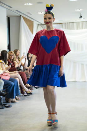 Summer Fashion Week Latam 2026 in Madrid, Spain - 6 MAY 2026. A model walks the runway at the Agatha Ruiz de la Prada fashion show during the Summer Fashion Week Latam 2026 at the Pons Foundation. Madrid Spain Copyright: xAtilanoxGarciax xSOPAxImagesx photos17760