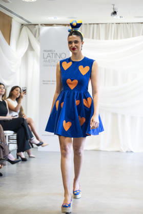Summer Fashion Week Latam 2026 in Madrid, Spain - 6 MAY 2026. A model walks the runway at the Agatha Ruiz de la Prada fashion show during the Summer Fashion Week Latam 2026 at the Pons Foundation. Madrid Spain Copyright: xAtilanoxGarciax xSOPAxImagesx photos17762