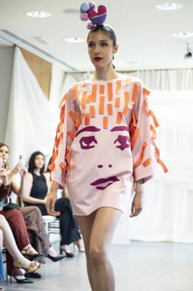 Summer Fashion Week Latam 2026 in Madrid, Spain - 6 MAY 2026. A model walks the runway at the Agatha Ruiz de la Prada fashion show during the Summer Fashion Week Latam 2026 at the Pons Foundation. Madrid Spain Copyright: xAtilanoxGarciax xSOPAxImagesx photos17765