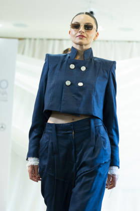 Summer Fashion Week Latam 2026 in Madrid, Spain - 6 MAY 2026. A model walks the runway at the Joseph Mendoza fashion show during the Summer Fashion Week Latam 2026 at the Pons Foundation. Madrid Spain Copyright: xAtilanoxGarciax xSOPAxImagesx photos17823