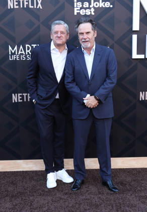 Los Angeles Premiere Of Netflix s Marty, Life Is Short Hollywood CA May 06: Ted Sarandos, Dennis Miller Akhbarii at the Los Angeles Premiere Of Netflix s Marty, Life Is Short held at The Egyptian Theatre in Hollywood, CA. on May 06, 2026 Credit: AdMedia Hollywood CA United States EDITORIAL USE ONLY  Copyright: xx ADx admphotostwo987340