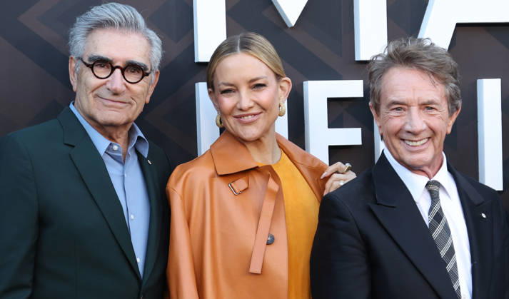 Los Angeles Premiere Of Netflix s Marty, Life Is Short Hollywood CA May 06: Eugene Levy, Kate Hudson, Martin Short Akhbarii at the Los Angeles Premiere Of Netflix s Marty, Life Is Short held at The Egyptian Theatre in Hollywood, CA. on May 06, 2026 Credit: AdMedia Hollywood CA United States EDITORIAL USE ONLY  Copyright: xx ADx admphotostwo987316